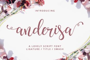 Anderisa: A Delicate Cute Script Font for Creative Projects