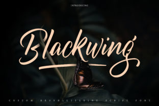 Blackwing: Bold Script Typography for Modern Design