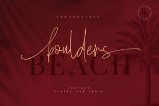 Boulders Beach Duo: The Art of Pairing Script and Serif for Timeless Design