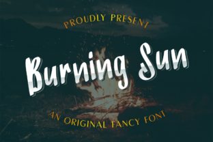 Burning Sun: Exploring a Modern Handwritten Script Font and Its Creative Power