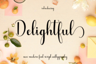 Delightful: A Friendly Modern Script Font for Personalized Designs