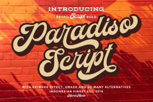Discover Paradiso: A Playfully Nostalgic Script That Makes Every Design Stand Out