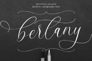 Elevate Your Designs with Bertany: A Bold Script Font Full of Playful Swashes