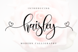 Haisley: A Refined Script Font for Modern Branding and Design