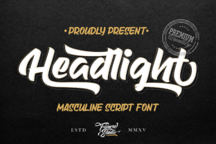 Headlight: A Natural Handwriting Script for Design Projects That Need a Human Touch