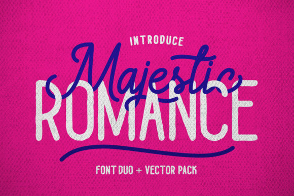 Majestic Romance: A Duo Font for Timeless Designs