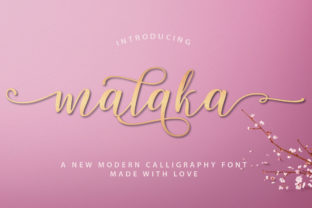 Malaka Script: A Modern Font with an Irregular Baseline
