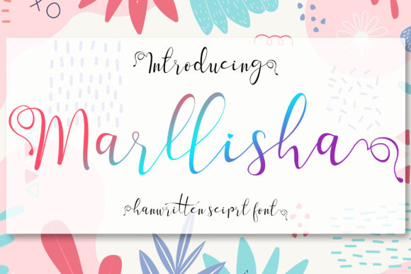 Marllisha: A Modern Flowing Script Font for Creatives