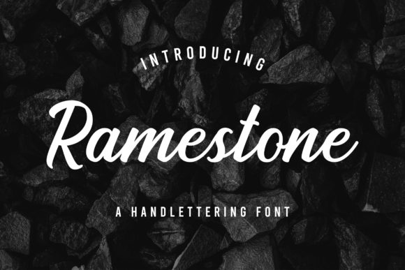 Ramestone: Cute Handwritten Font with Swashes
