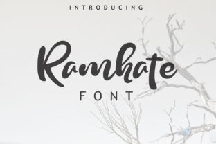 Ramhate: Evaluating a Bold Script Font with Character and Edge