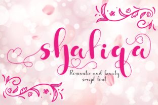 Shafiqa: A Romantic Handwritten Script Font That Brings Warmth to Every Design