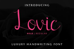 Understanding the Unique Appeal of the Lovic Calligraphy Script Font
